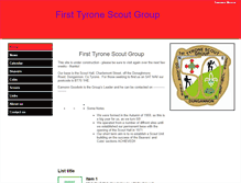 Tablet Screenshot of firsttyronescouts.btck.co.uk