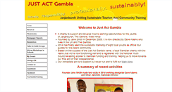 Desktop Screenshot of justactgambia.btck.co.uk