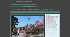 Desktop Screenshot of angmeringvillagehall.btck.co.uk