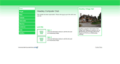 Desktop Screenshot of headleycomputerclub.btck.co.uk