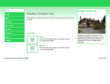 Tablet Screenshot of headleycomputerclub.btck.co.uk