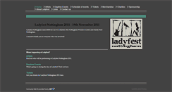 Desktop Screenshot of ladyfestnottingham.btck.co.uk