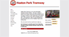 Desktop Screenshot of heatonparktramway.btck.co.uk