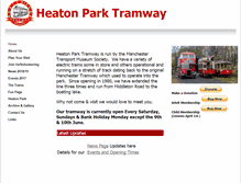 Tablet Screenshot of heatonparktramway.btck.co.uk