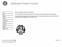 Tablet Screenshot of dartingtonpc.btck.co.uk