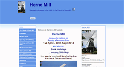 Desktop Screenshot of herne-mill.btck.co.uk