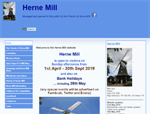 Tablet Screenshot of herne-mill.btck.co.uk