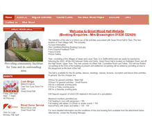 Tablet Screenshot of greatwoodhall.btck.co.uk