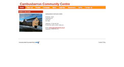 Desktop Screenshot of cambusbarroncommunitycentre.btck.co.uk