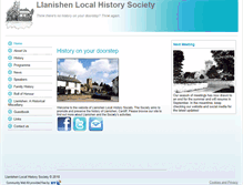Tablet Screenshot of llanishenhistory.btck.co.uk