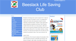 Desktop Screenshot of beeslacklifesaving.btck.co.uk