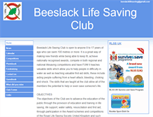 Tablet Screenshot of beeslacklifesaving.btck.co.uk