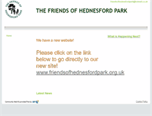 Tablet Screenshot of friendsofhednesfordpark.btck.co.uk
