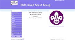 Desktop Screenshot of 28thbraidscouts.btck.co.uk