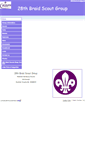 Mobile Screenshot of 28thbraidscouts.btck.co.uk