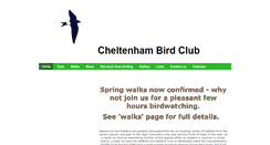 Desktop Screenshot of cheltenhambirdclub.btck.co.uk