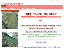 Tablet Screenshot of flitwick-matters.btck.co.uk