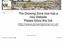 Tablet Screenshot of growingzone.btck.co.uk