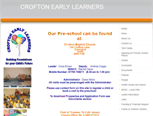 Tablet Screenshot of croftonearlylearners.btck.co.uk