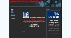 Desktop Screenshot of kilkeelraftrace.btck.co.uk